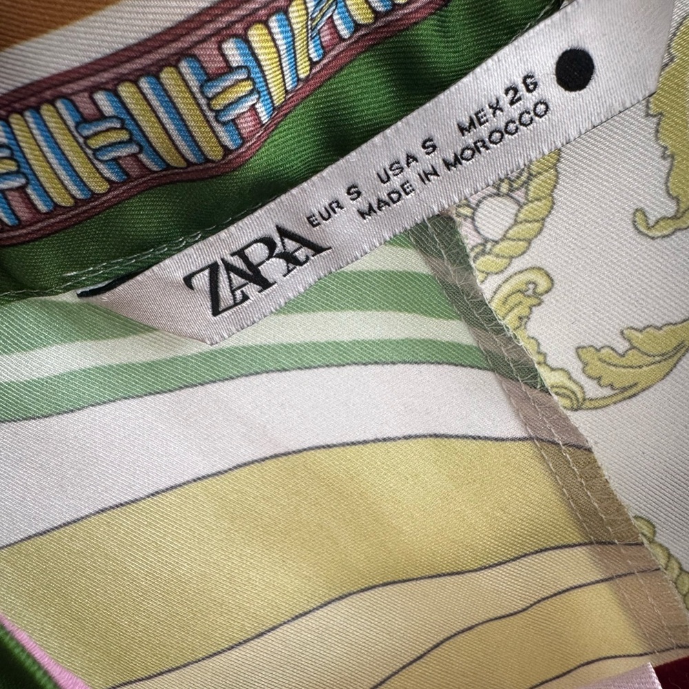 Zara Multicolor Patterned Fabric - image 3